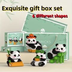 Panda Brick Set 2800pcs Micro Bead Building Blocks Toy Figurine Collectible