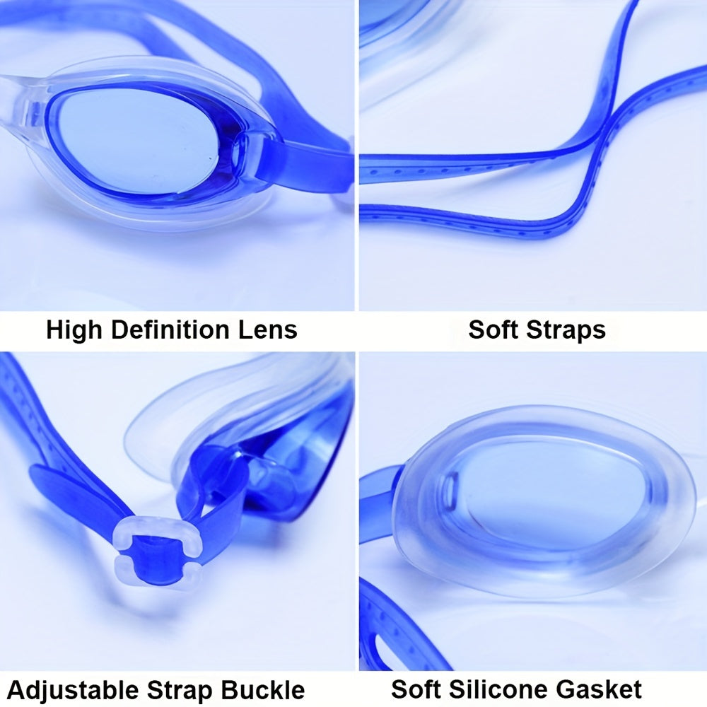Waterproof Swimming Goggles Adjustable Strap for Men & Women