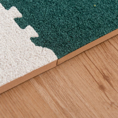 10pcs Plush Puzzle Foam Floor Mat Soft Climbing Carpet Mats