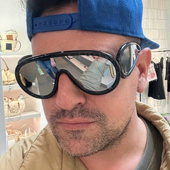 Men's Large Frame Sunglasses UV Protection with Glasses Box