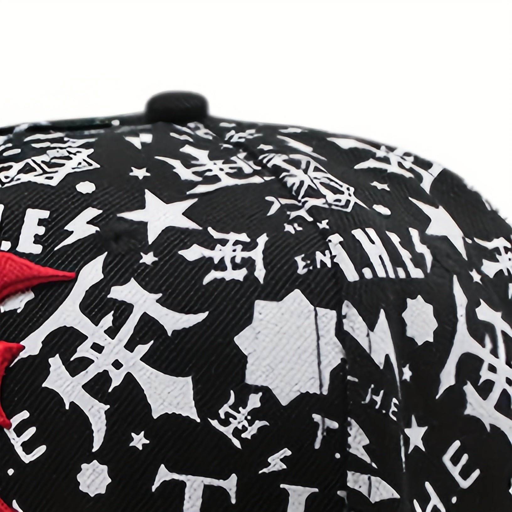Men's Flat Brim Baseball Cap Embroidered Street Style Hat