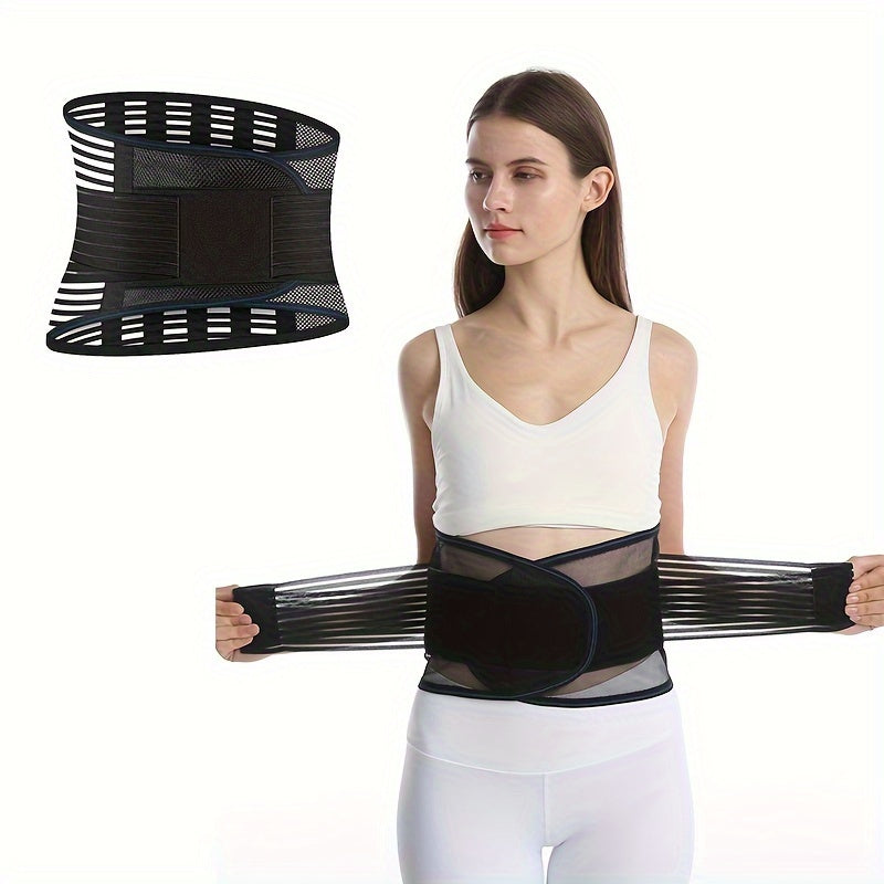 Steel Plate Waist Support Belt Thin Breathable Waist Support For Men And Women