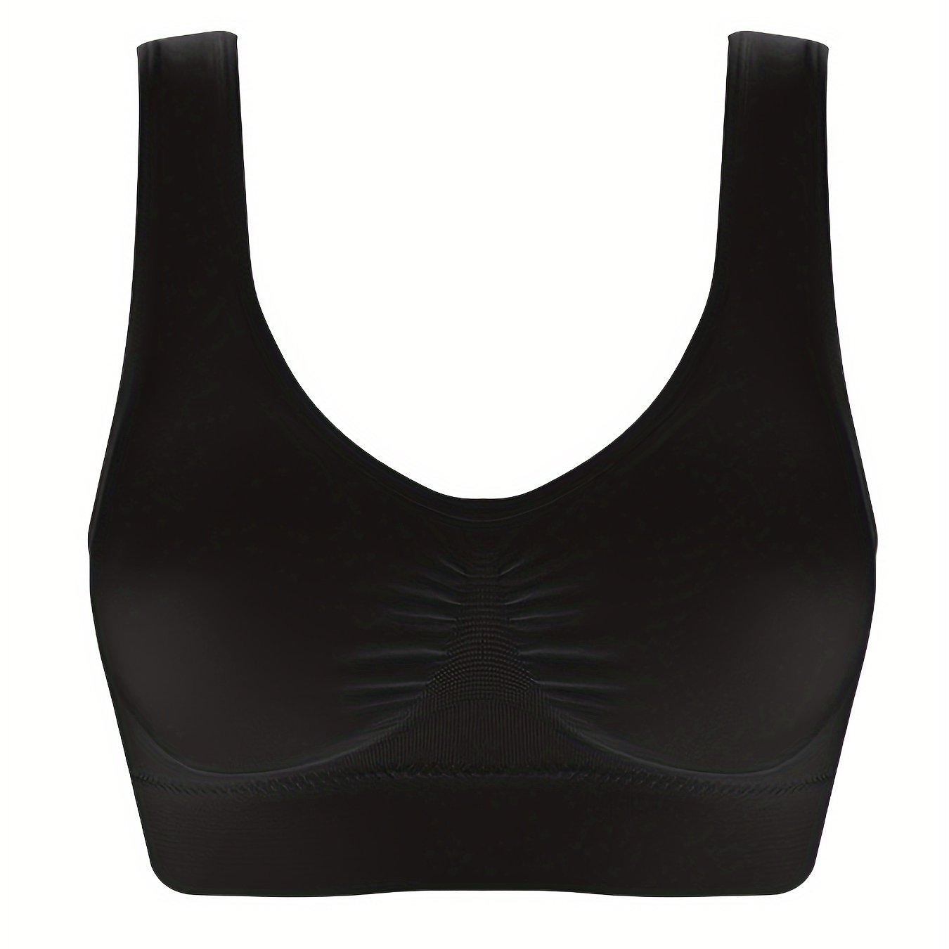 Plus Size Sports Bra Seamless Wireless Running Yoga Bra