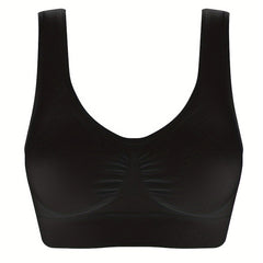 Plus Size Sports Bra Seamless Wireless Running Yoga Bra