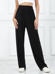 Comfortable Elastic Waist Casual Pants Women's Activewear