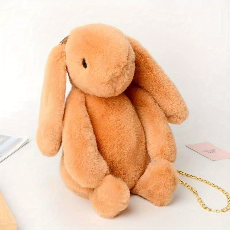 Rabbit Plush Crossbody Bag Children's Cartoon Doll Shoulder Bag