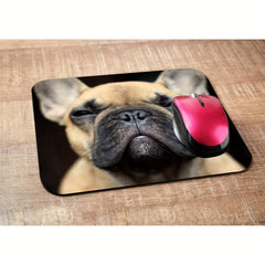 Bulldog Gaming Mouse Pad French Bulldog Face Mouse Pad 9.5 X 7.9 Inch