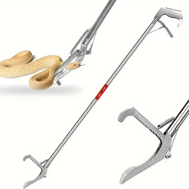 Stainless Steel Snake Catching Clip Eel Clip Folding Lobster Claw Clamp