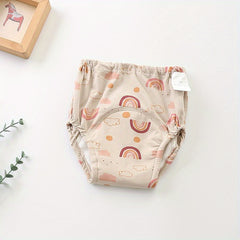 Baby Cotton Training Pants 6 Layers Washable Diaper Pants