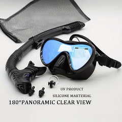 Professional Silicone Scuba Diving Mask And Breathing Tube