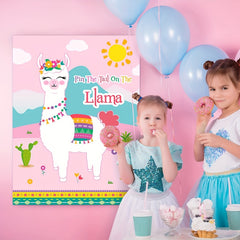 Alpaca Poster Sticker Game Party Supplies Home Decoration