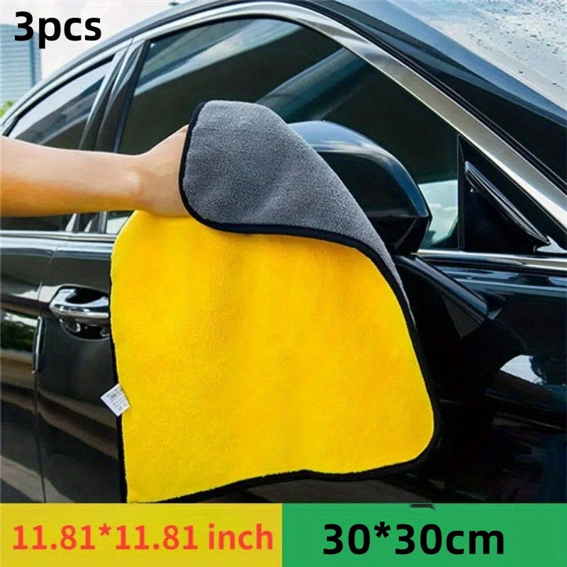 Microfiber Cleaning Cloths Car Glass Towels Absorbent Rag Soft Comfortable