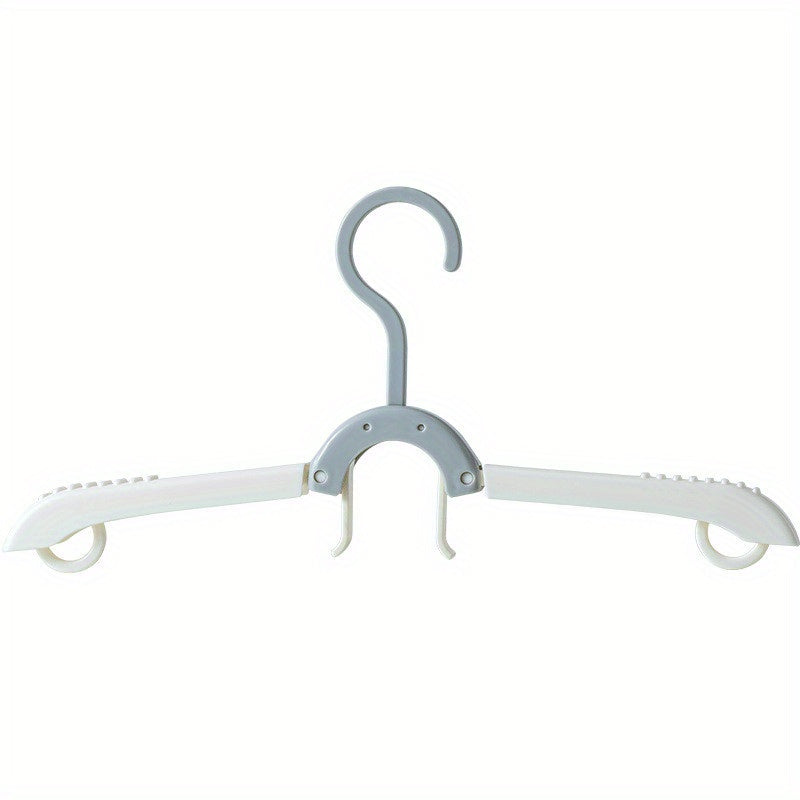 Retractable Folding Hanger Plastic Clothes Rack Wardrobe