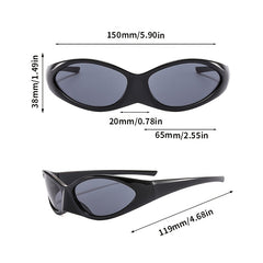 Wrap Around Sunglasses For Cycling UV400 Eye Protection Eyewear