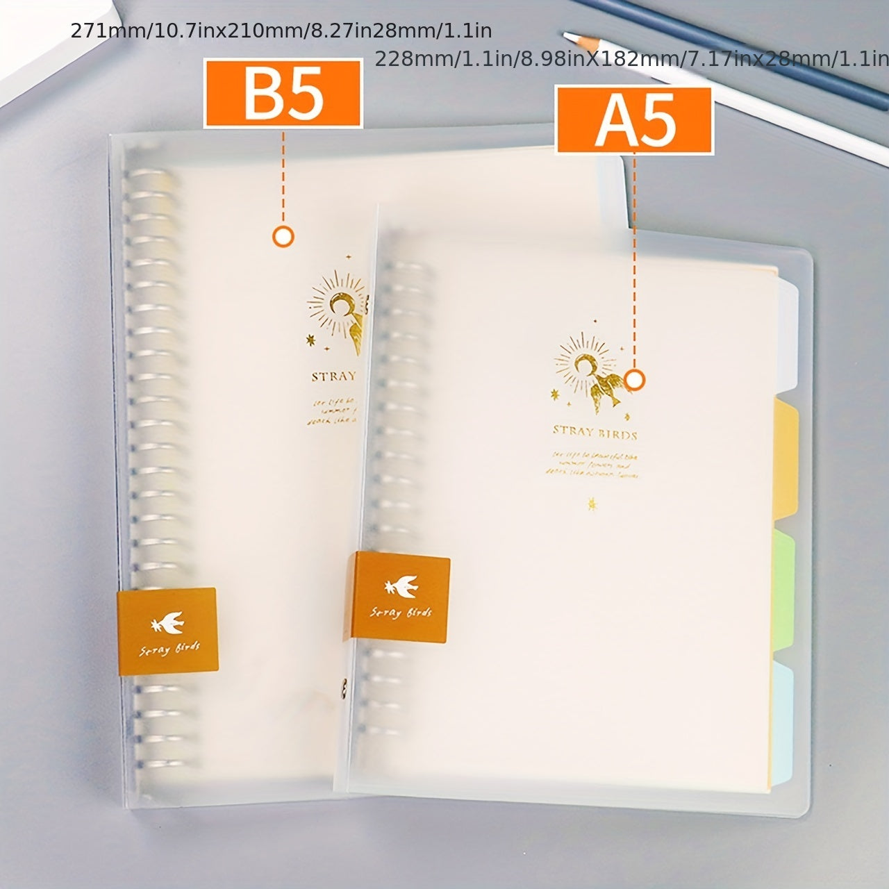 A5 Loose Leaf Notebook Refill Horizontal Line Grid A4 Thickened Notebook