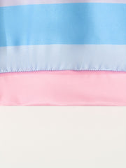 Toddler Baby Girls Rainbow Striped Hooded Sports Hoodie
