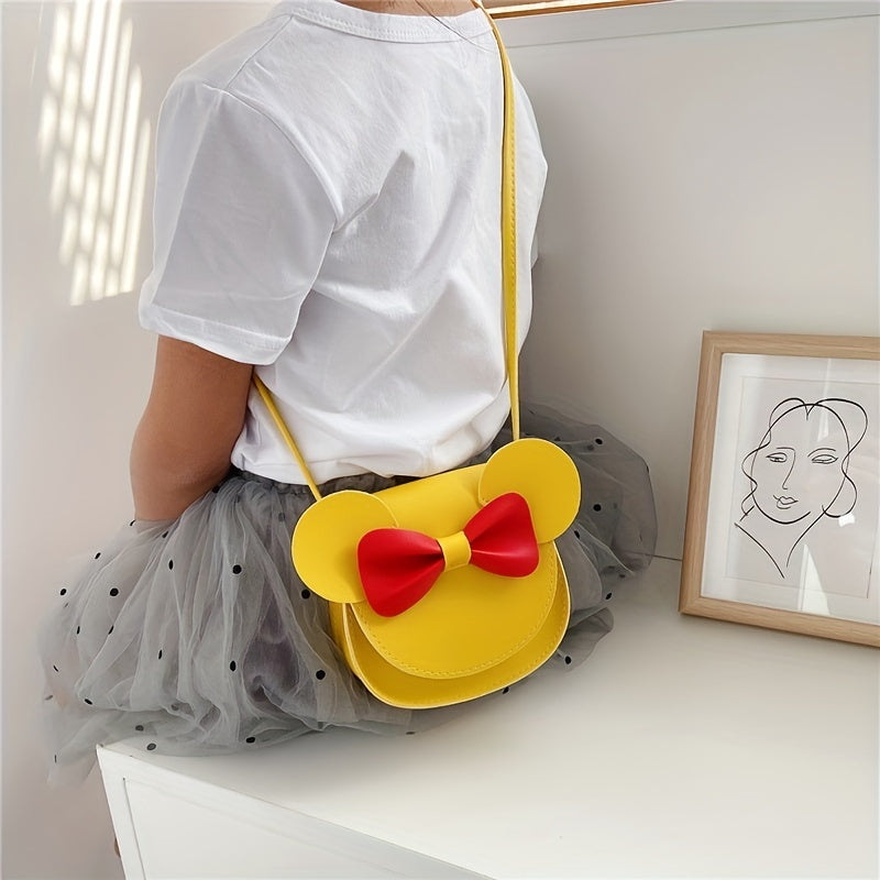 Bowknot Flap Crossbody Bag Coin Purse For Girls