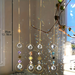 Crystal Sun Catcher Wind Chimes for Elegant Home Decor