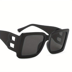 Vintage UV400 Large Square Sunglasses for Women Men
