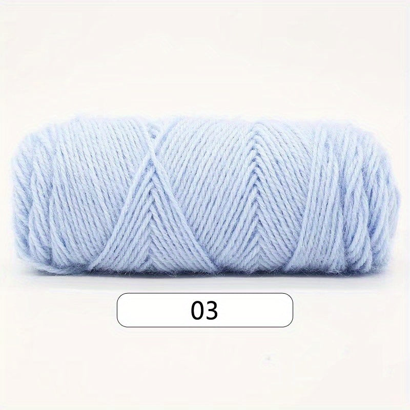 5 balls Wool Blend Yarn for Scarf DIY Crocheting and Knitting