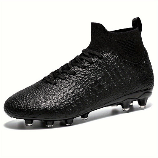 Boys Non Slip AG Football Cleat High Top Professional Soccer Cleats