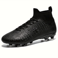 Boys Non Slip AG Football Cleat High Top Professional Soccer Cleats
