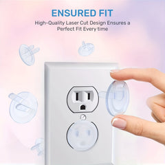 30pcs Power Gear Outlet Covers Child Proof Plug Covers