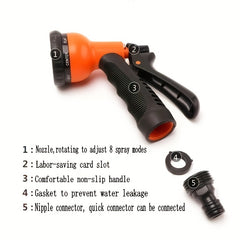 Multifunctional Car Wash Water Gun Garden Watering Spray Head