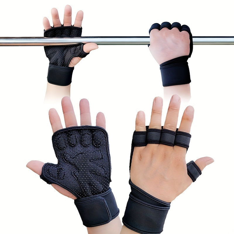 Anti Slip Half Finger Weight Lifting Gloves