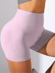 Women's High Waist Yoga Shorts with Butt Lifting Tech
