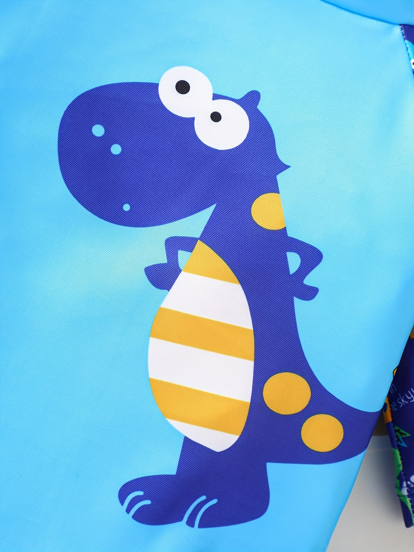 Boys Dinosaur Print Swimwear Set for Beach Vacation
