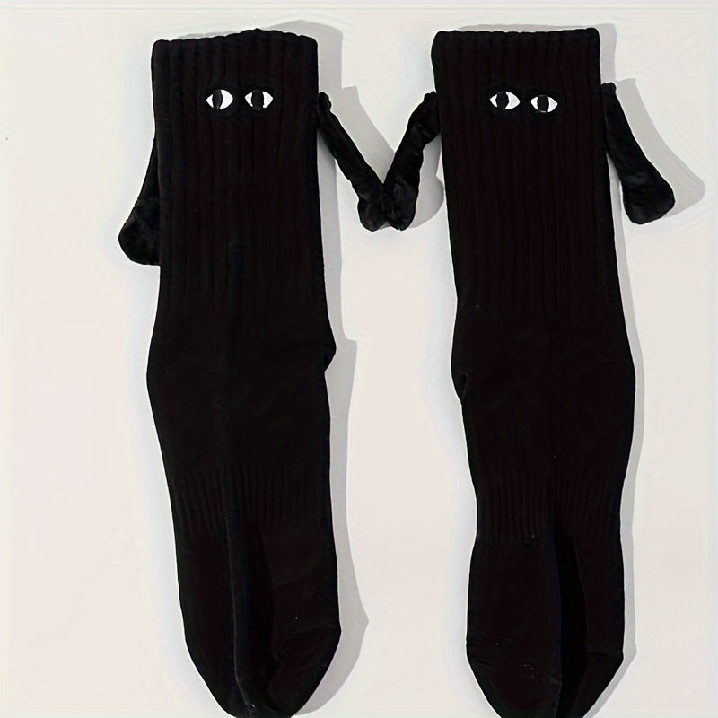 Creative Sports Socks - Winter Warm Mid Calf Socks - 3D Magnetic Hand Design
