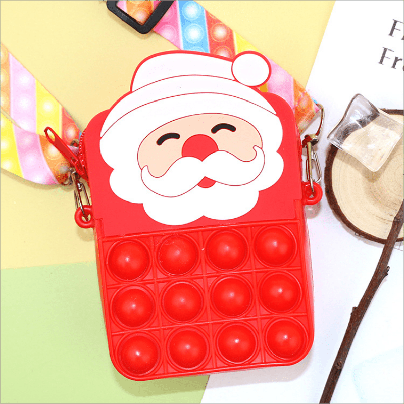 Cartoon Silicone Crossbody Bag Mini Coin Purse For Girls