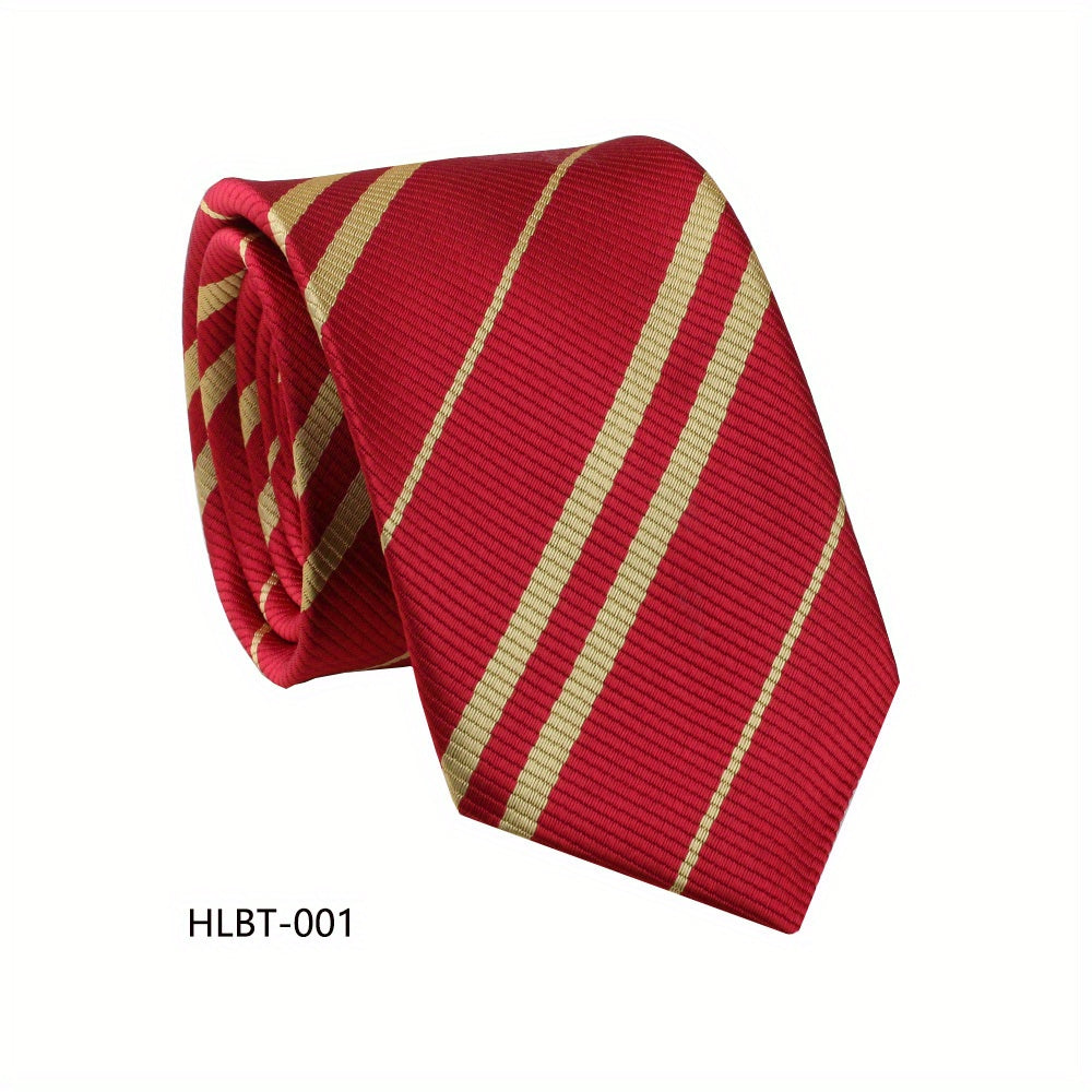 Striped School Uniform Tie For Men Costume Clothing Accessories