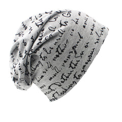 Hip hop Alphabet Hat Men's Heap Hat Couple Headscarf Hat