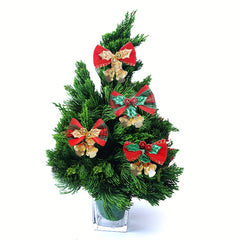 Christmas Tree Bowknot Bell Decoration - Gift Accessory Ornament