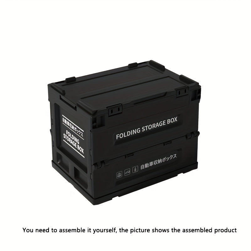 Green Foldable Storage Box for Car Trunk and Home Garage 36cm