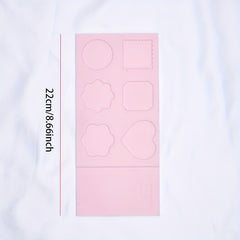 Silica Gel Wax Seal Molds Flower Shape for 2.54 cm Wax Seal Stamp