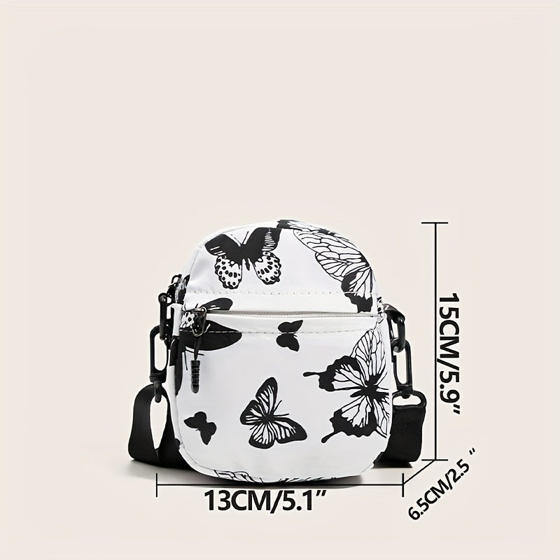 Casual Butterfly Small Crossbody Bag for Girls