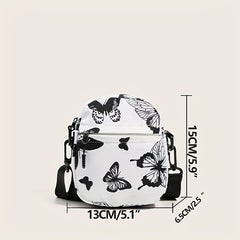 Casual Butterfly Small Crossbody Bag for Girls