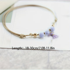 Minimalist Style Rope Anklet For Women