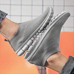 Men's Breathable Knit Sock Shoes Lightweight Slip On Sneakers