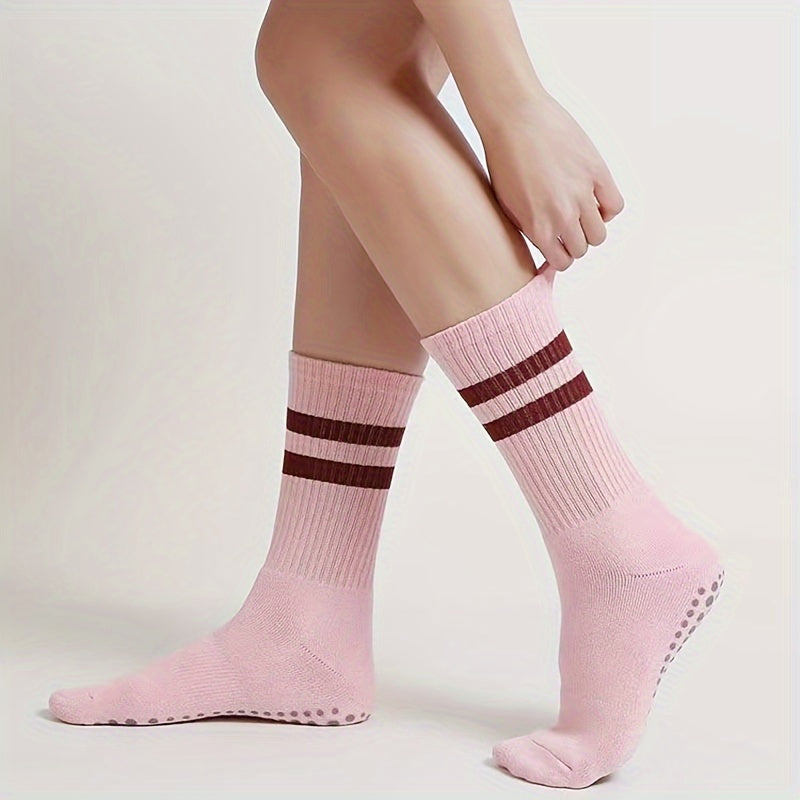 Soft Yoga Socks Anti-skid Breathable Sweat Absorption Sports Socks