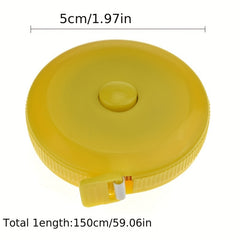 1.5m Mini Soft Tape Measure Retractable Small Sewing Fabric Plastic Tape Measure