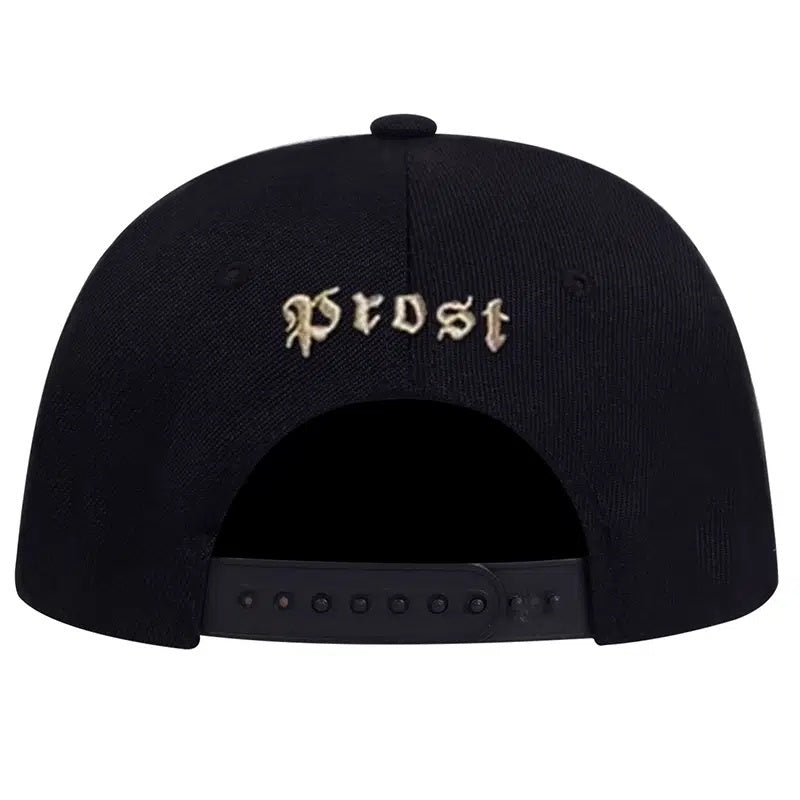 Embroidered Men's Hip Hop Flat Brim Baseball Cap