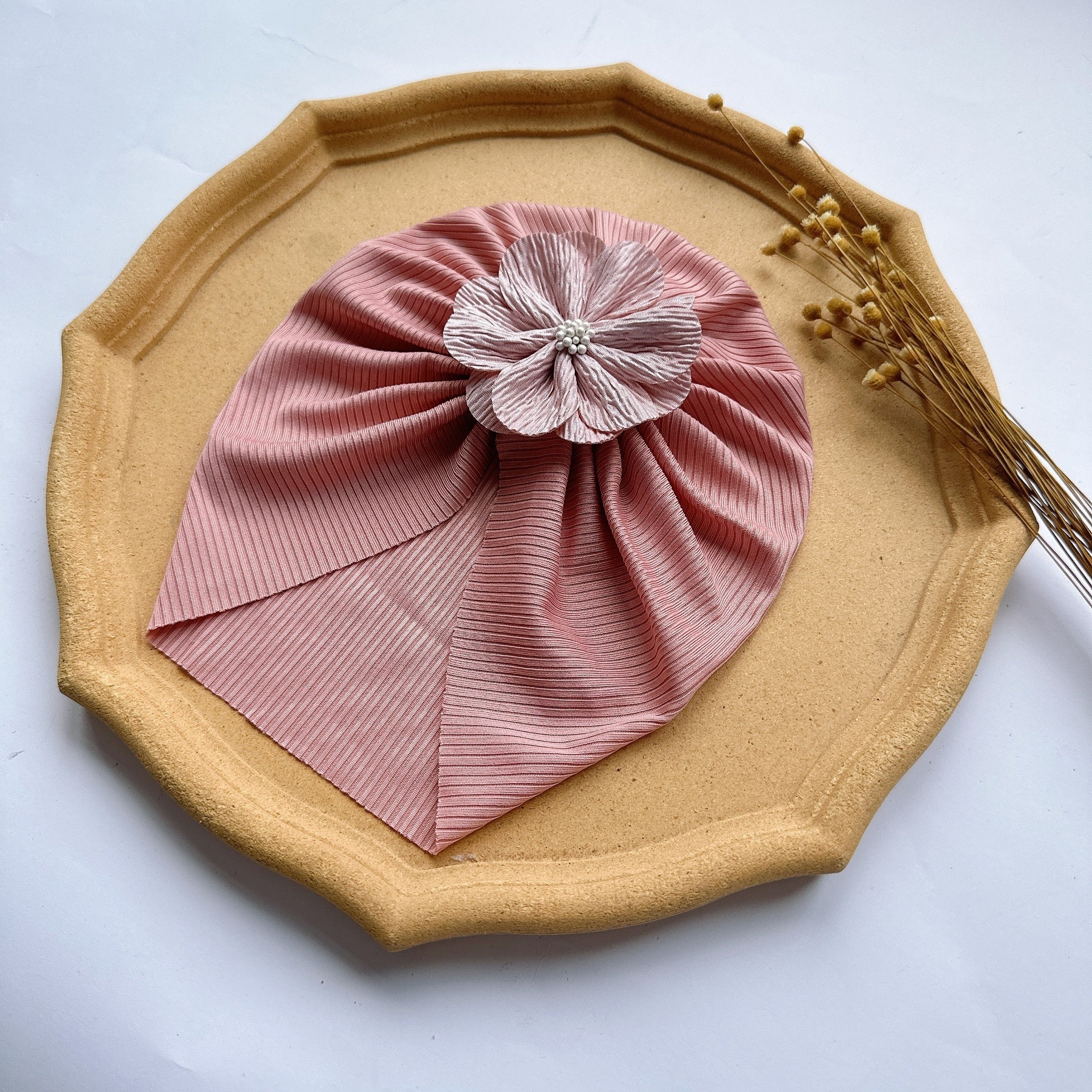 Baby Girls Solid Cap Soft Hair Wrap Head Accessories