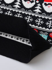 Christmas Santa Boys Knitted Sweatshirt