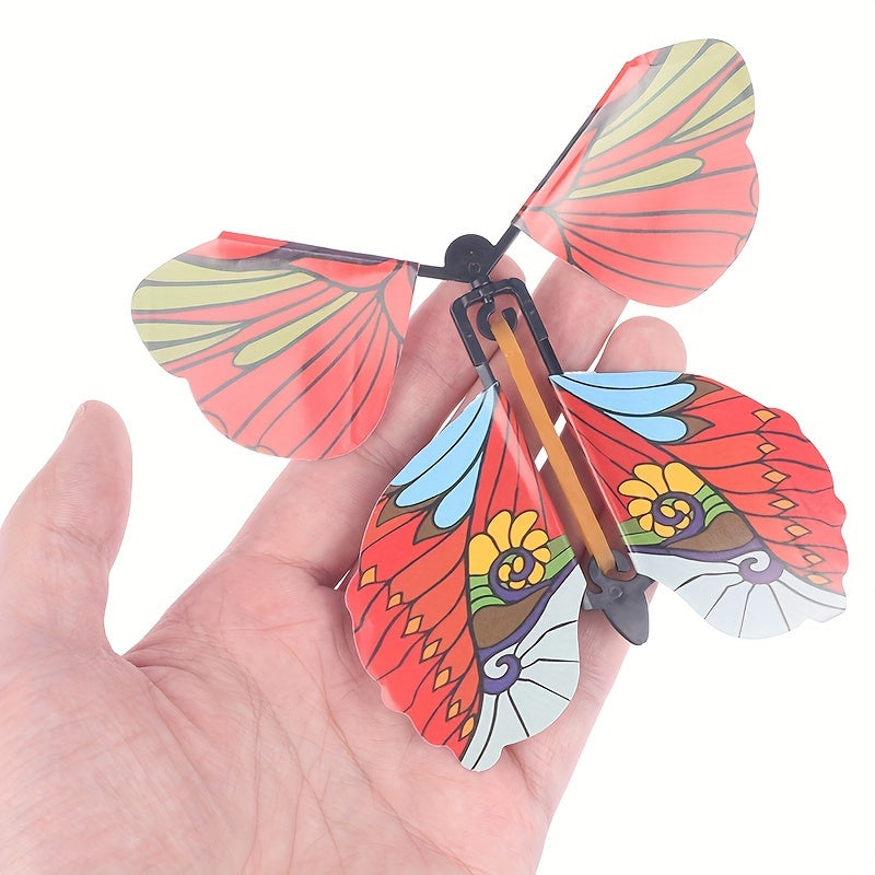 10 Pcs Magical Wind-Up Flying Butterfly Surprise Toys
