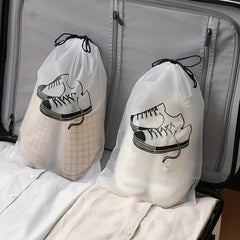5pcs Portable Shoe Storage Bag Drawstring Foldable Travel Organizer