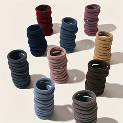 100pcs Colorful Elastic Hair Tie Ponytail Holders for Girls Kids